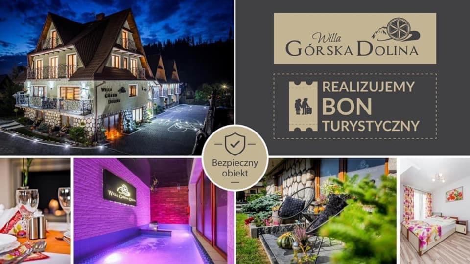 Willa Gorska Dolina Jacuzzi & Sauna Poronin Extérieur photo